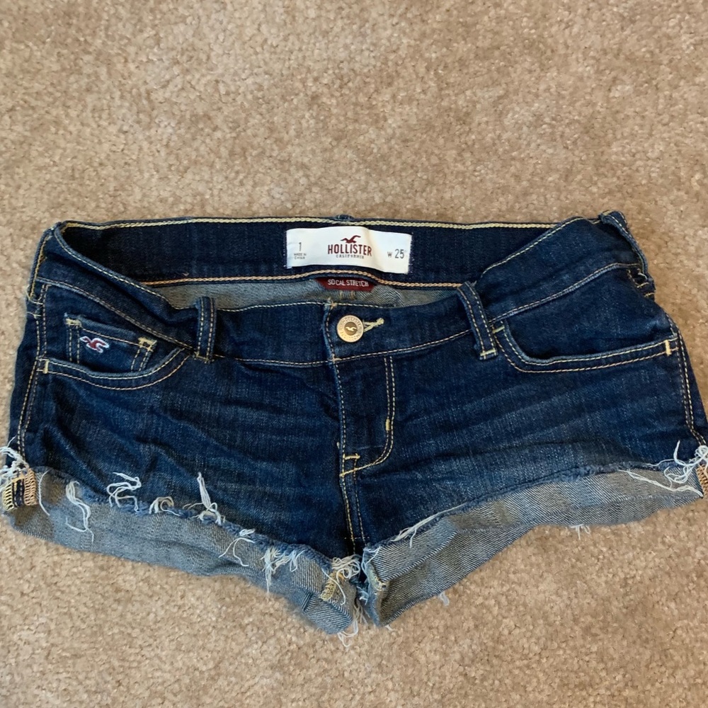 Hollister denim shorts sz 1